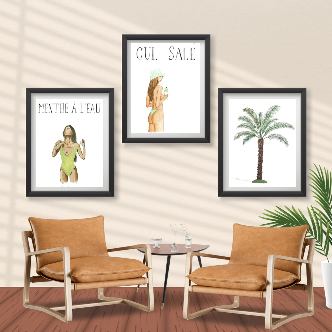 Menthe à l'eau Poster
