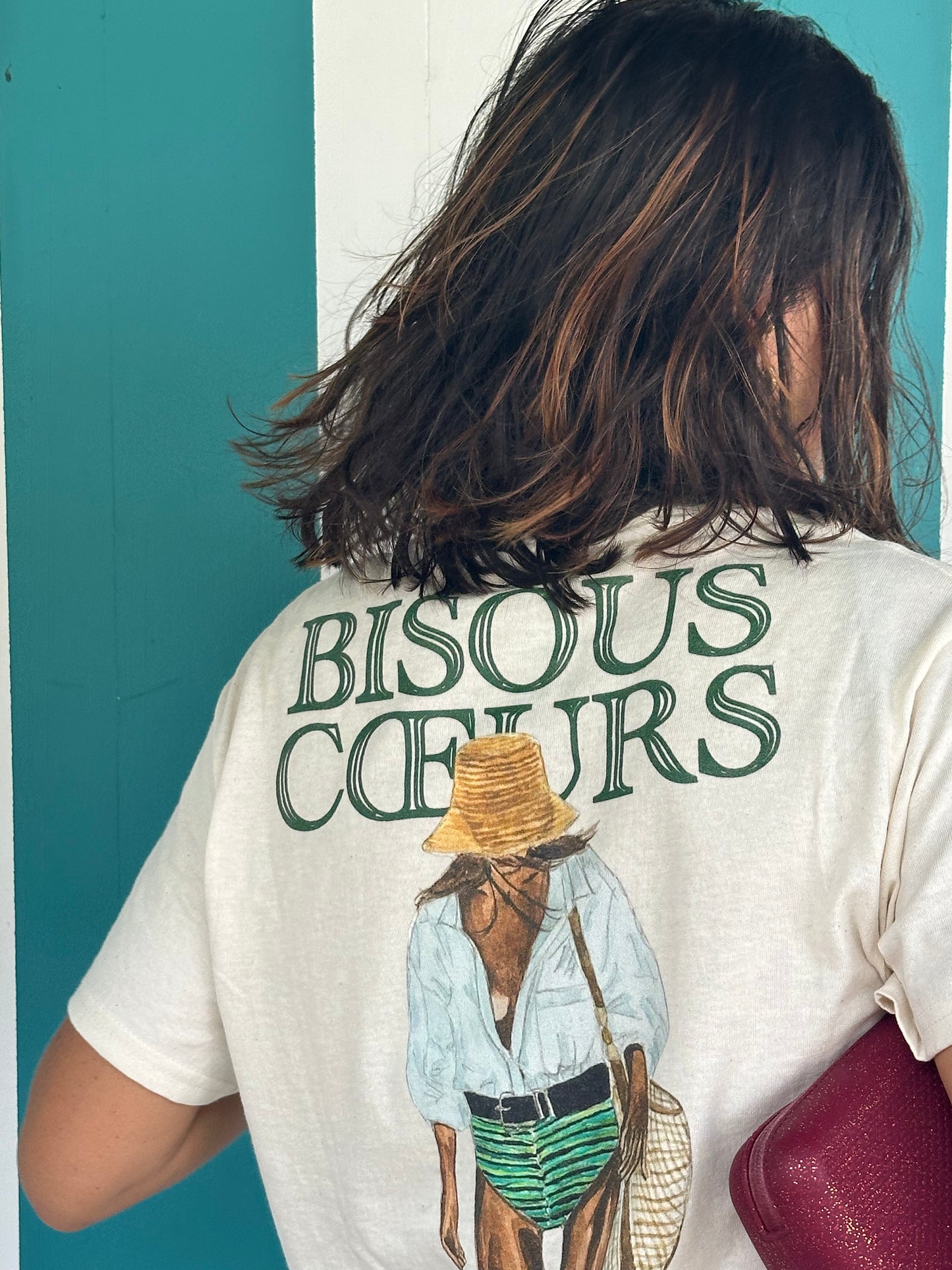 T-shirt Bisous Cœurs