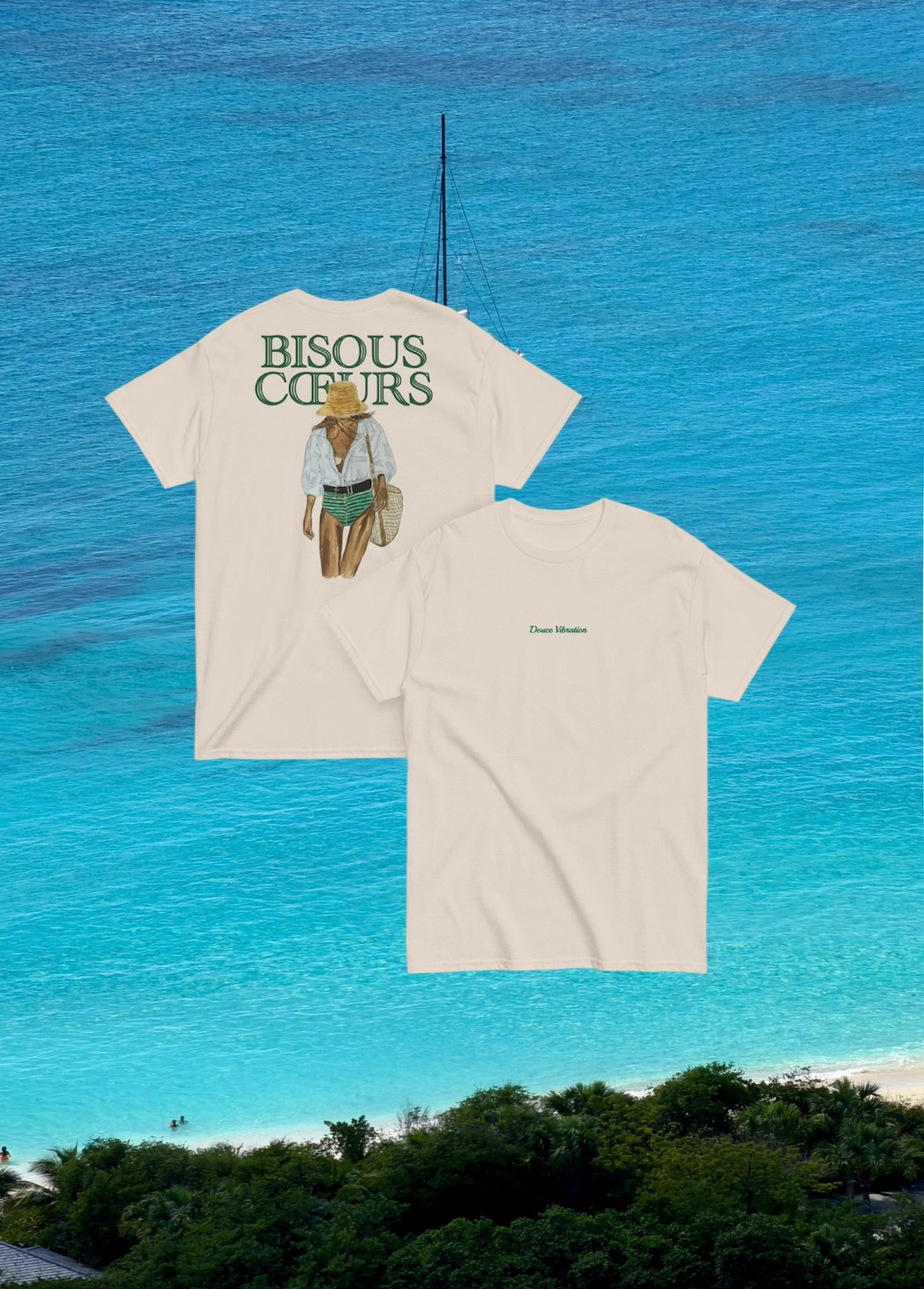 T-shirt Bisous Cœurs