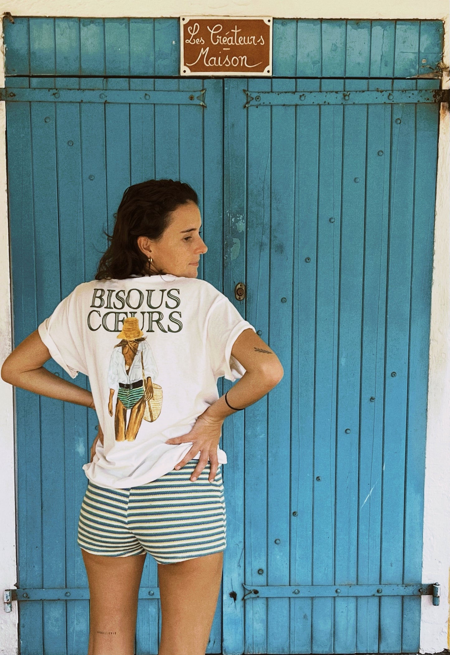 T-shirt Bisous Cœurs