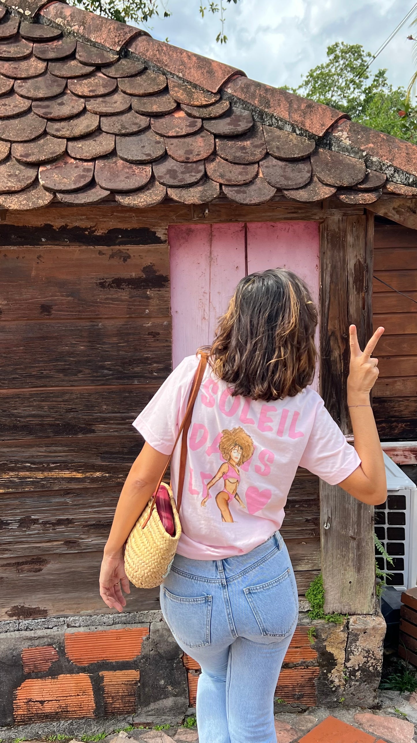 T-shirt SOLEIL DANS LE 🩷